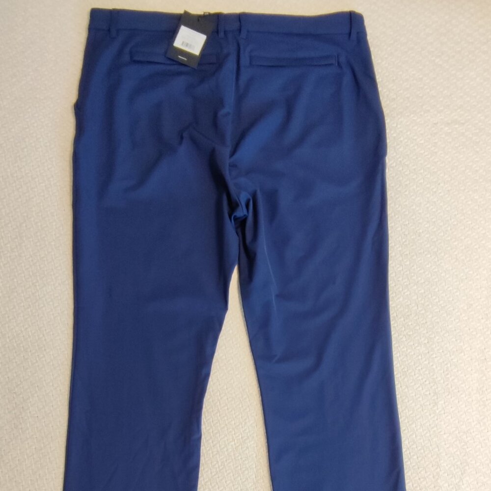 AWAY Luggage Mens Travel Pants 42 The Staple Pant Blue Stretch